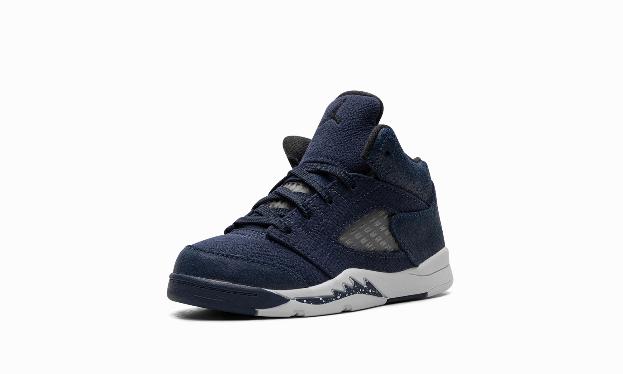 warm - up running running in a zip line area shoes AIR JORDAN 5 RETRO TD "Midnight Navy (2023)"