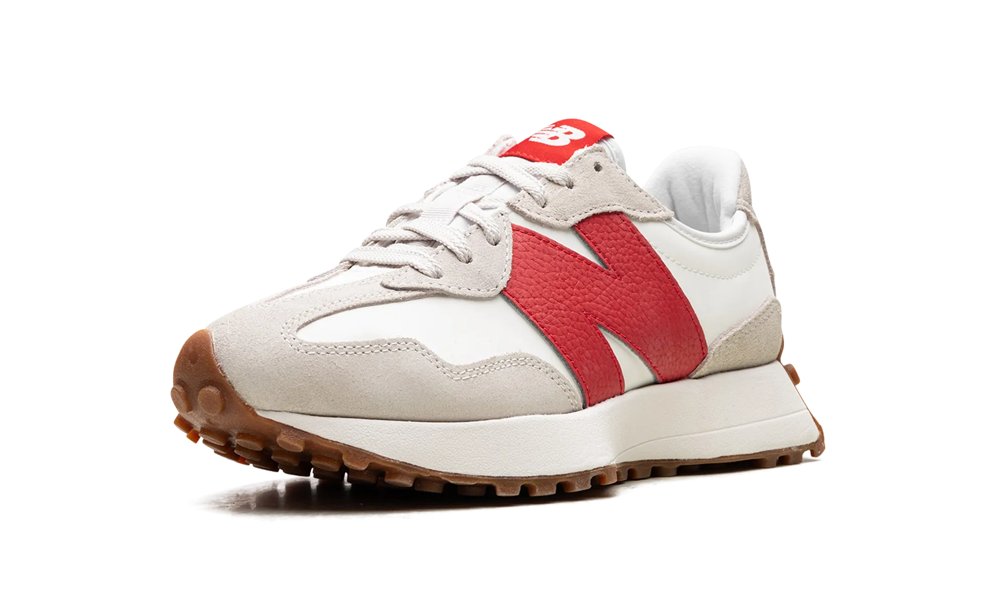 327 WMNS "Moonbeam True Red" Adjustable Fit