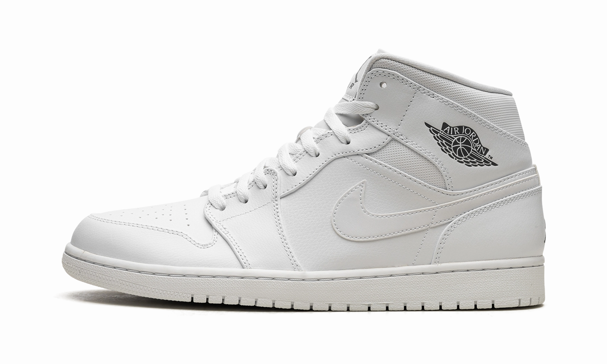 Air Jordan 1 Mid "White / Cool Grey" Quick Grip