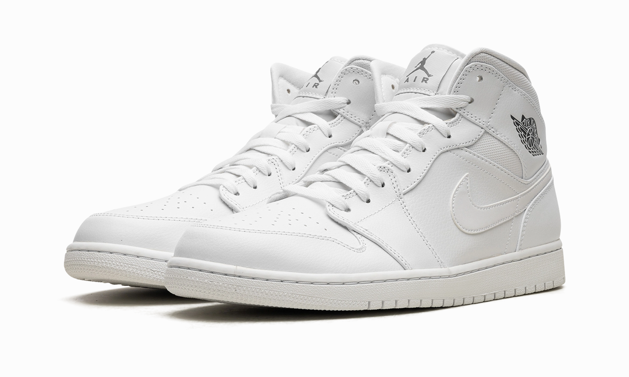 Lightweight Ease Impact Ready Air Jordan 1 Mid "White / Cool Grey"