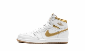 Air Jordan 1 Retro High OG PS "Metallic Gold" Durable Comfort All-day arch support