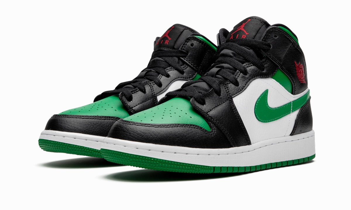 Air Jordan 1 Mid GS "Green Toe" Adaptive Support