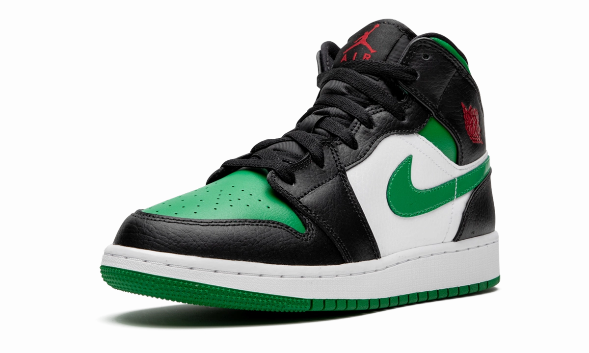 Sturdy Construction Active Fit Air Jordan 1 Mid GS "Green Toe"