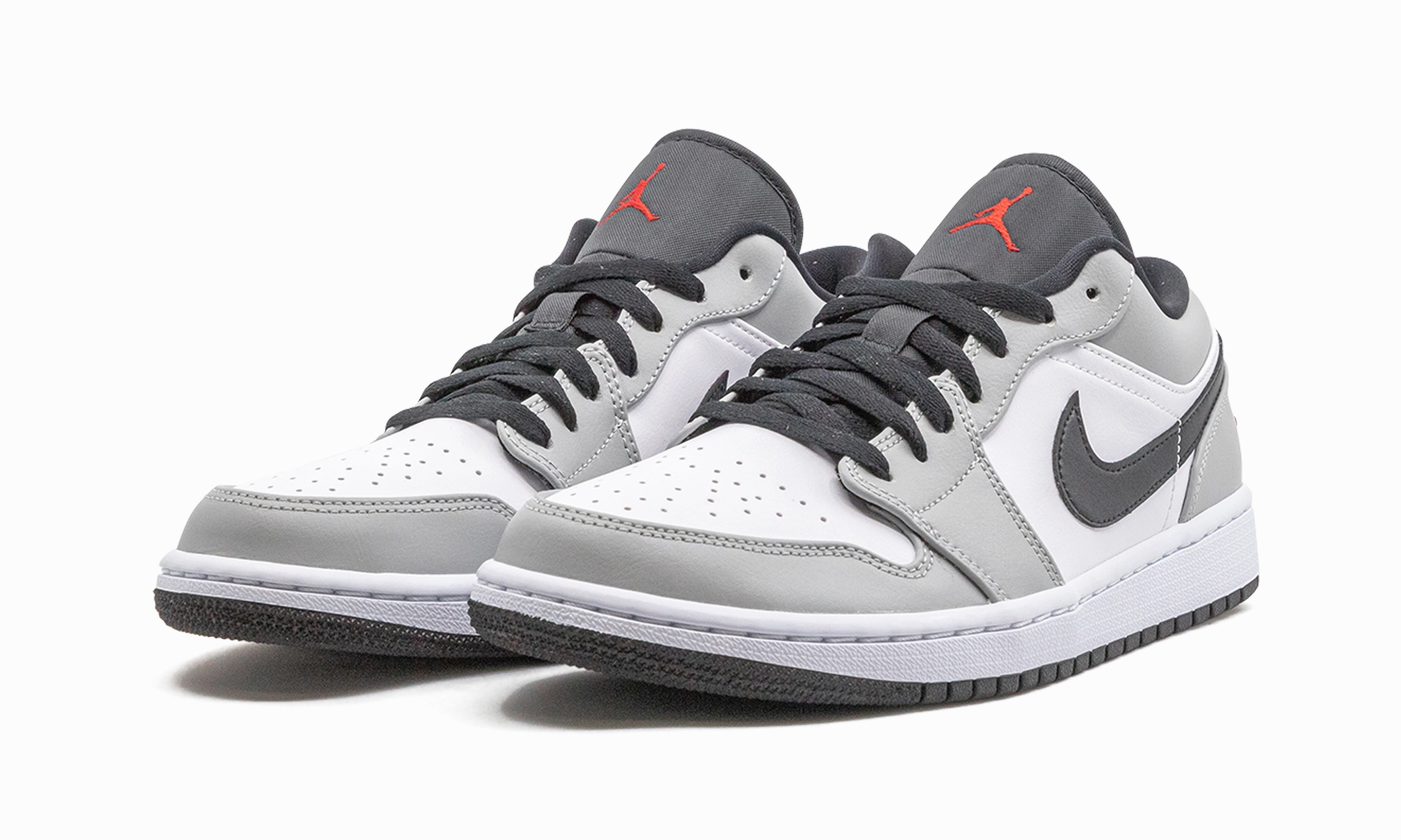 Swift Step Soccer Field Air Jordan 1 Low "Light Smoke Grey"