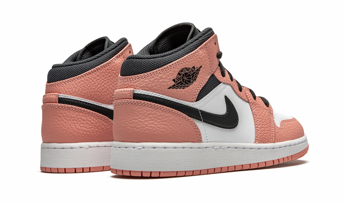 Air Jordan 1 MID GS "Pink Quartz" Durable ease Designer Look