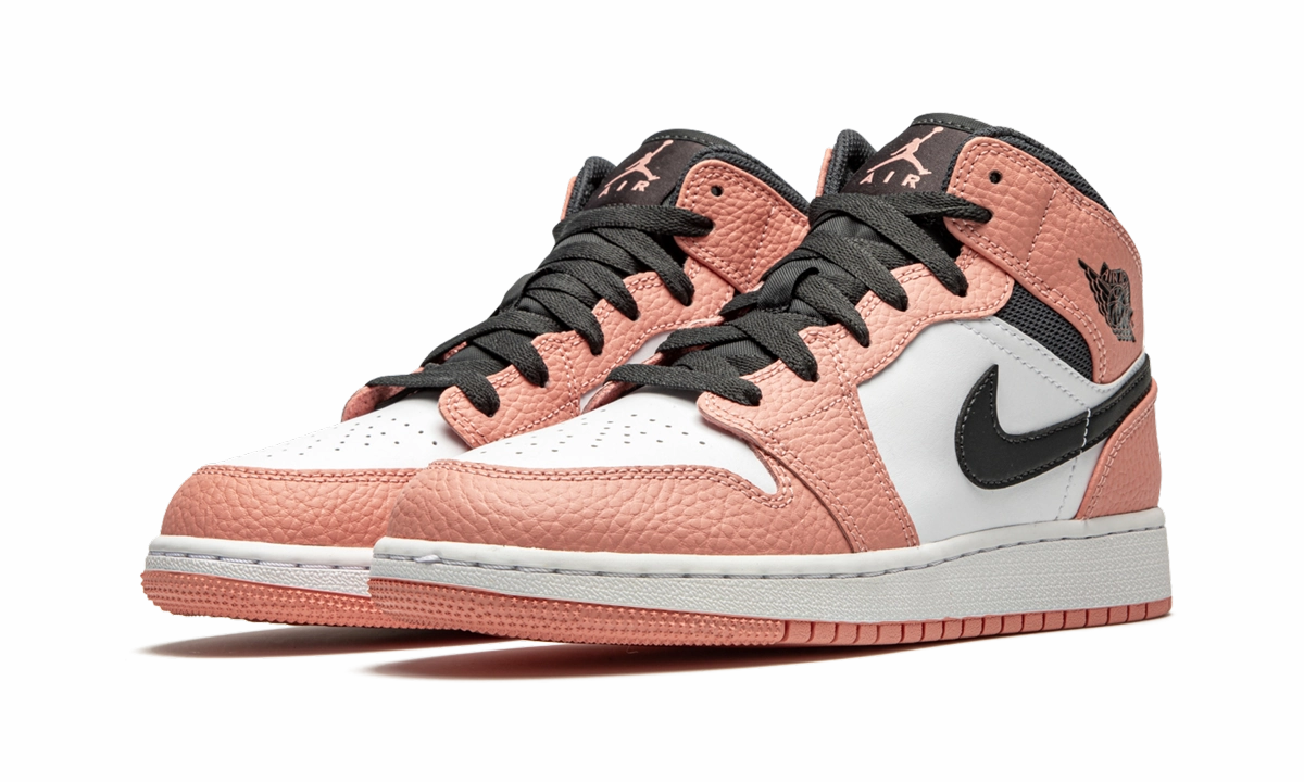 Elite Design Neutral Base Air Jordan 1 MID GS "Pink Quartz"
