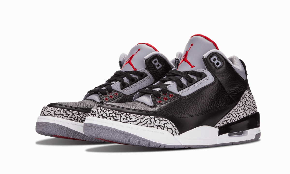 Air Jordan 3 Retro "Black Cement" Glam stability Gym Performance