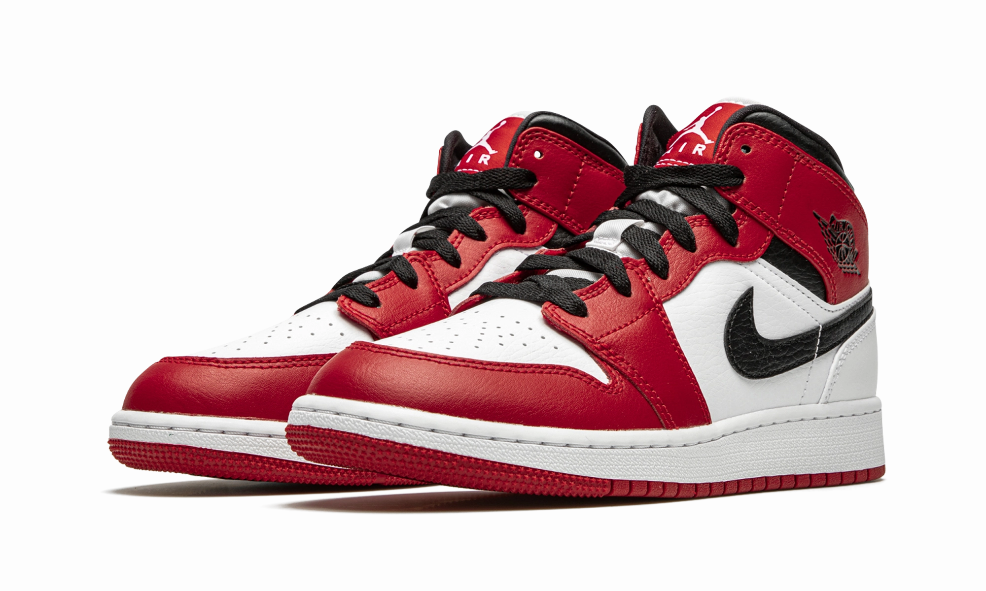 Cushion Feel Tennis Court Air Jordan 1 Mid GS "Chicago 2020"