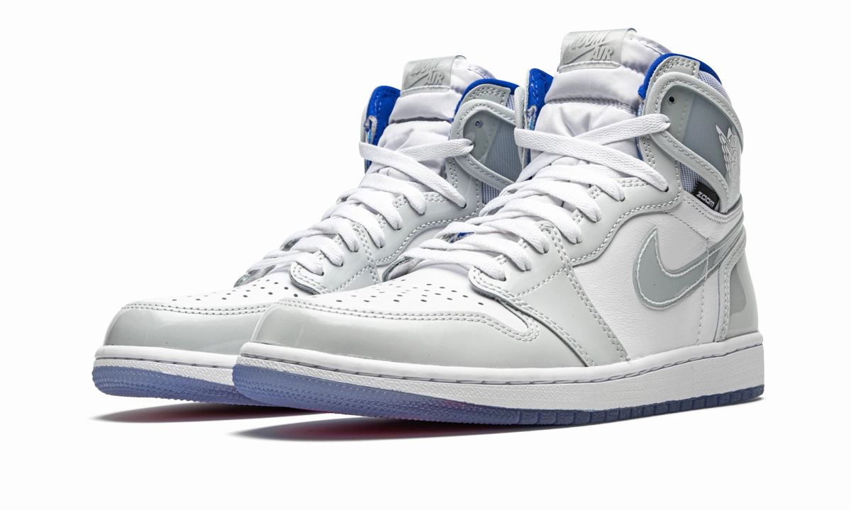 Neutral Tones Air Jordan 1 High Zoom "Racer Blue"