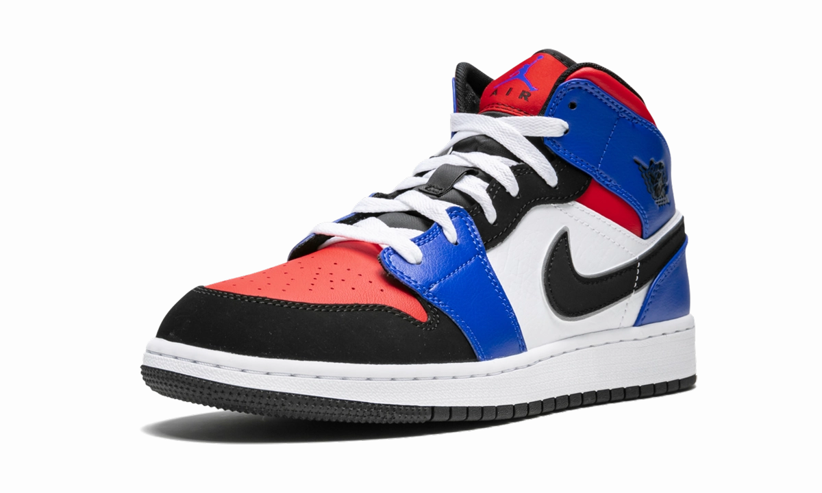 Air Jordan 1 Mid GS "Top 3" Elevated traction Fashion Comfort