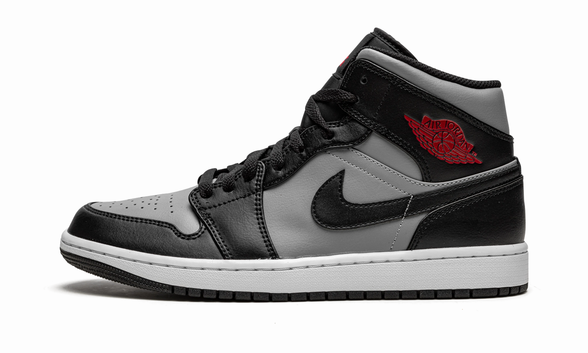 Air Jordan 1 Mid "Shadow Red" Durable Design Trail Performance