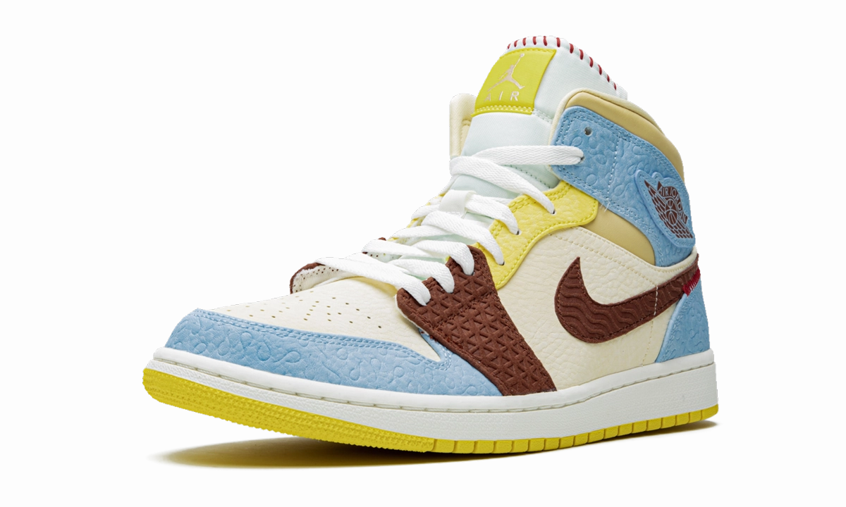 Air Jordan 1 Mid SE "Maison Chateau Rouge Fearless" Fit Ready Secure Design