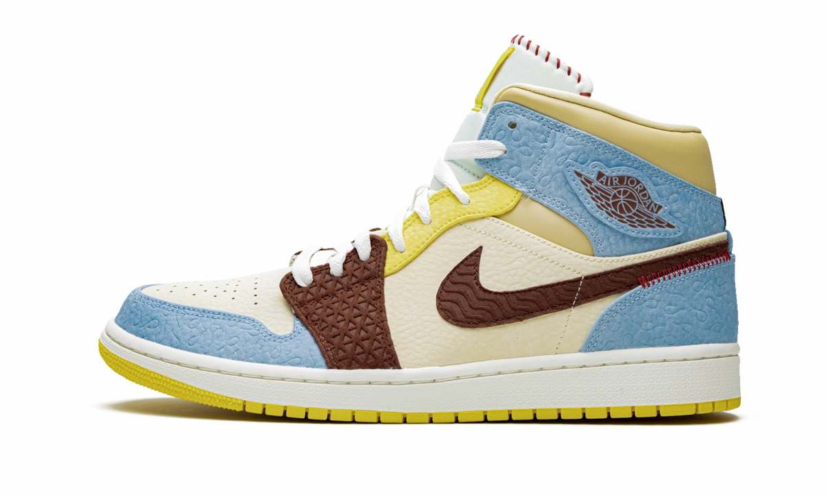 Air Jordan 1 Mid SE "Maison Chateau Rouge Fearless" Daily Steps Flexible Steps
