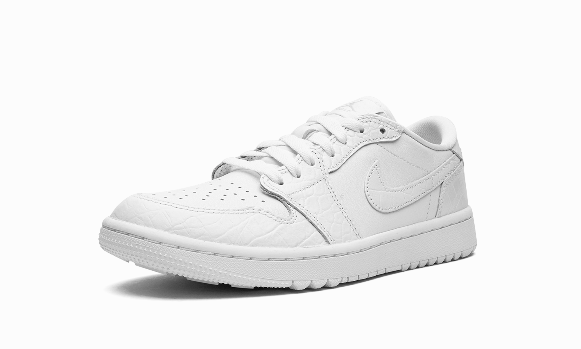 Air Jordan 1 Retro Low Golf "White Croc" Performance Boost