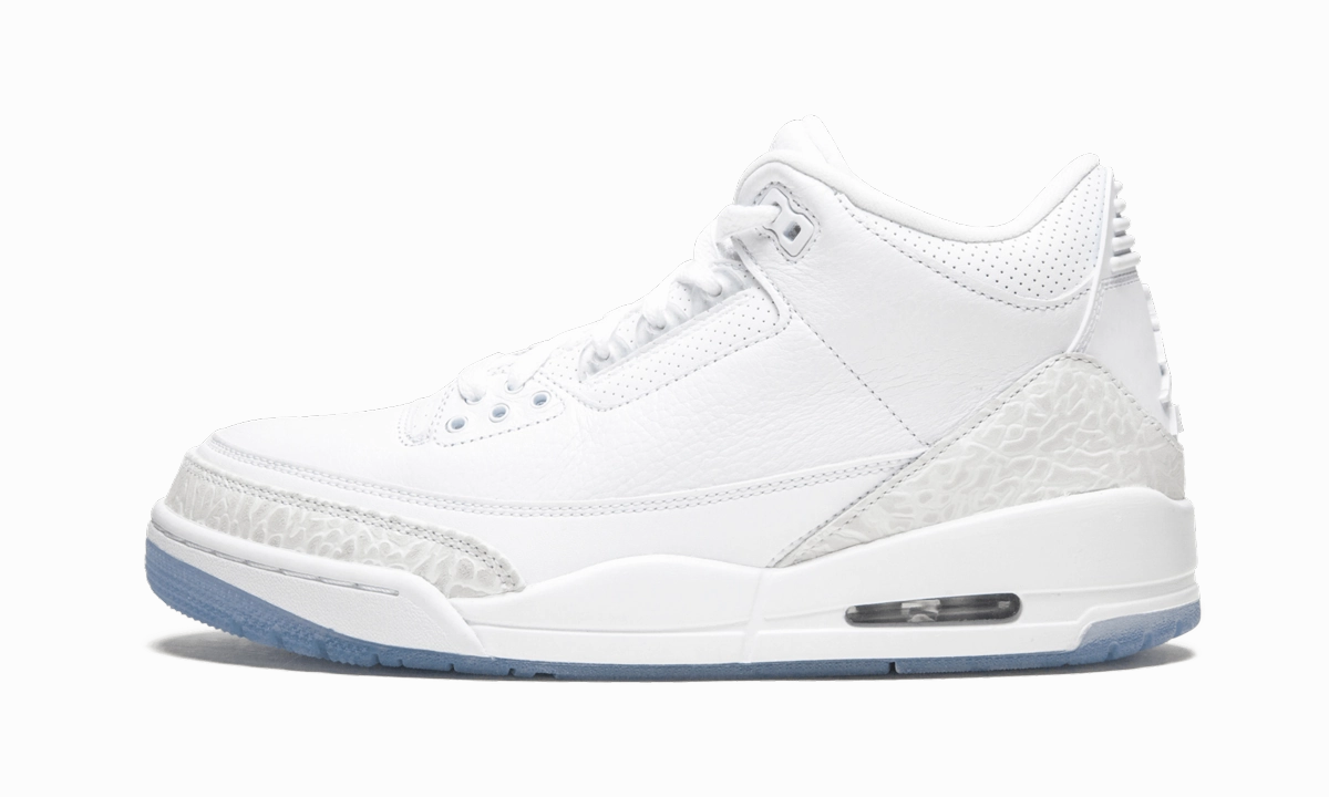 Air Jordan 3 Retro "Pure White" Classy Fit Lined Upper