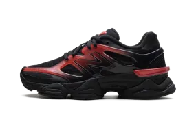 9060 "Black Red Gradient" easy - clean shoes running in a forest shoes