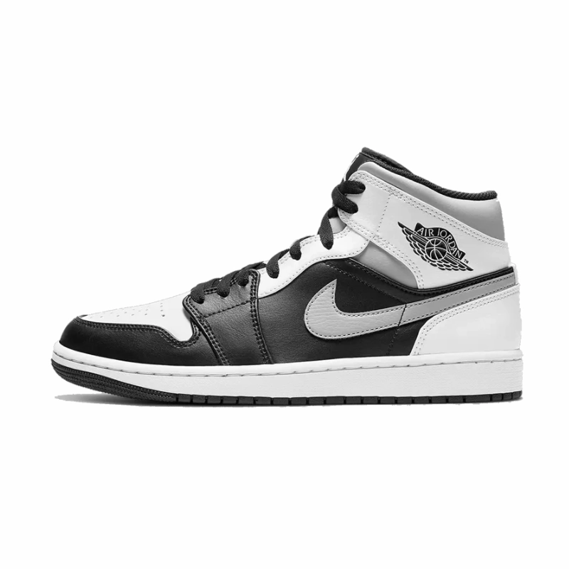 Jordan 1 Mid White Shadow High-performance piece Style Runner
