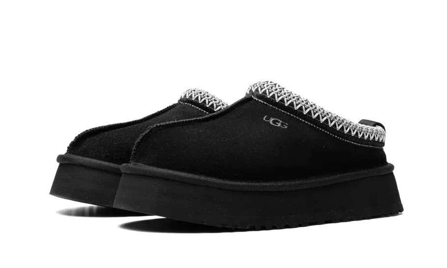 Buckle Lock Block Base UGG Tazz Slipper Black