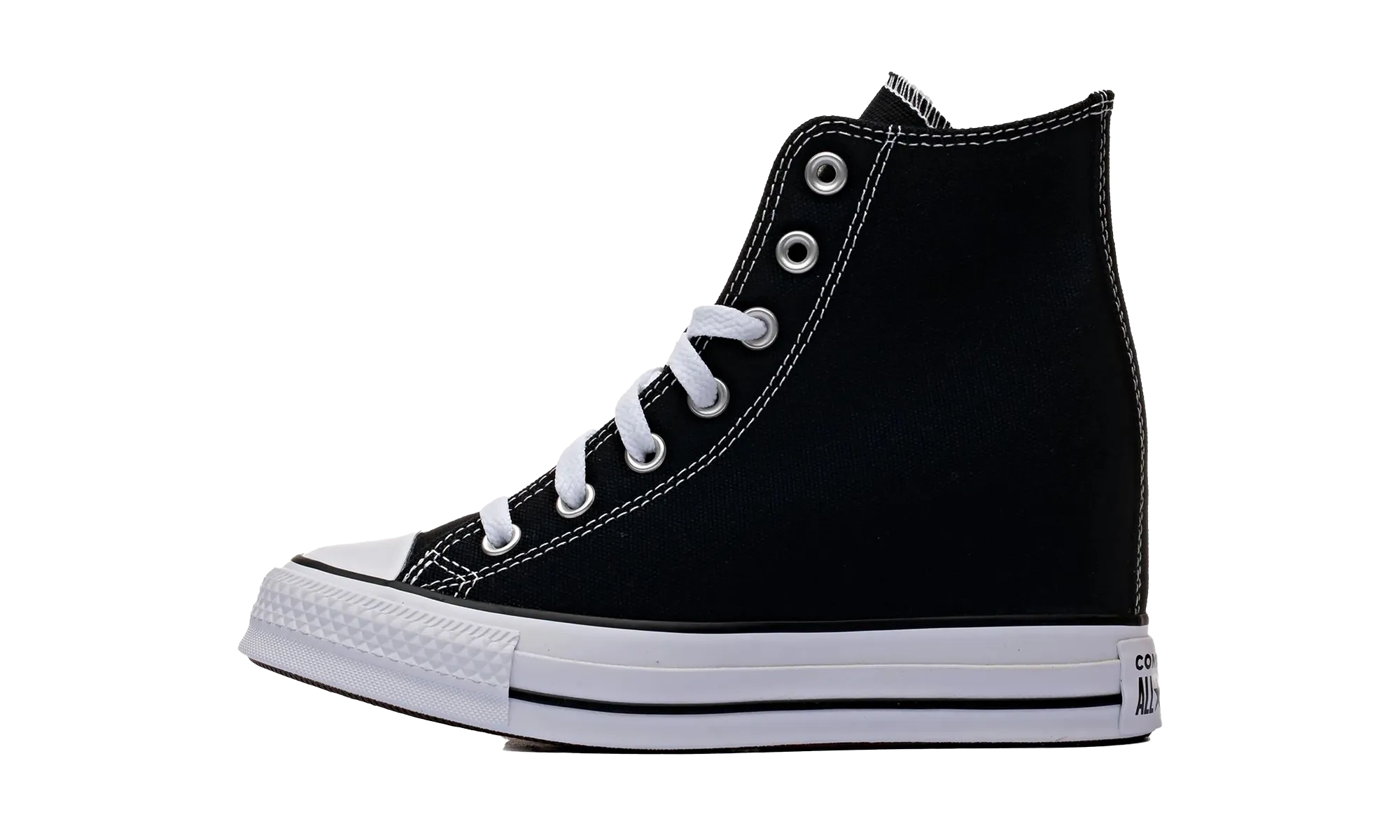 quick dry Outdoor Sport Chuck Taylor All Star Wedge Platform Hi WMNS "Black White"