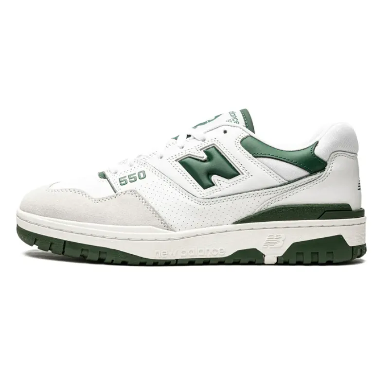 New Balance 550 White Green Throw Hike Summer Vibe