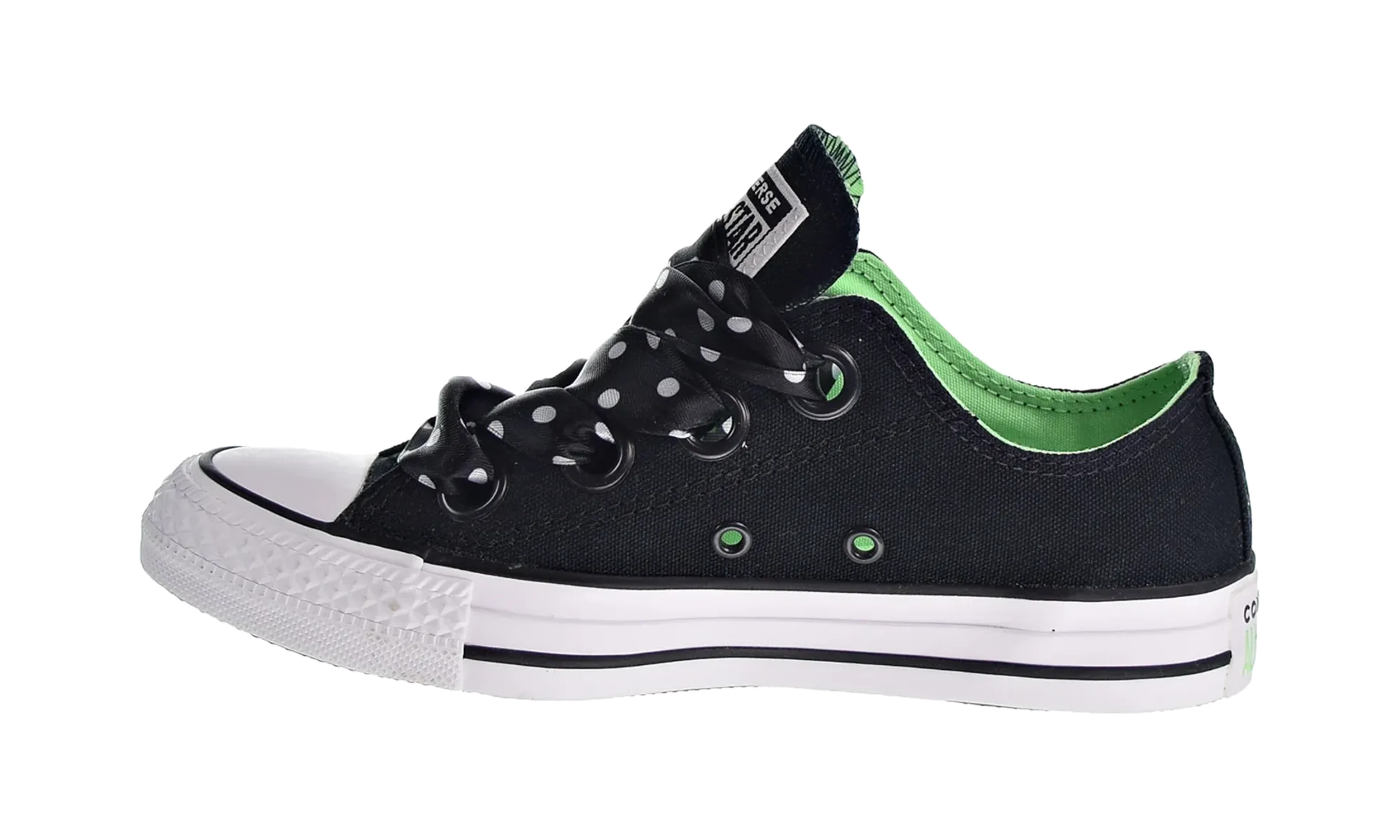 CTAS WMNS Big Eyelets "Black/Illusion Green/White" Campus Pace