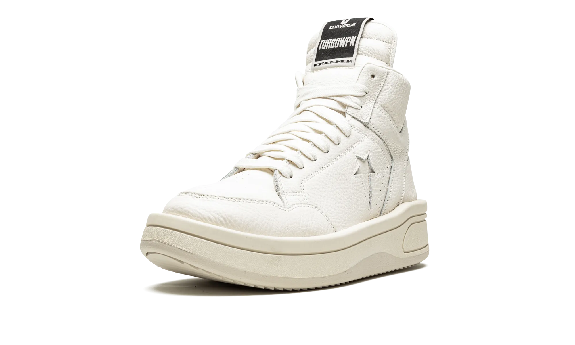 TURBOWPN Mid "Rick Owens DRKSHDW Egret" Slip On Tunnel Walk