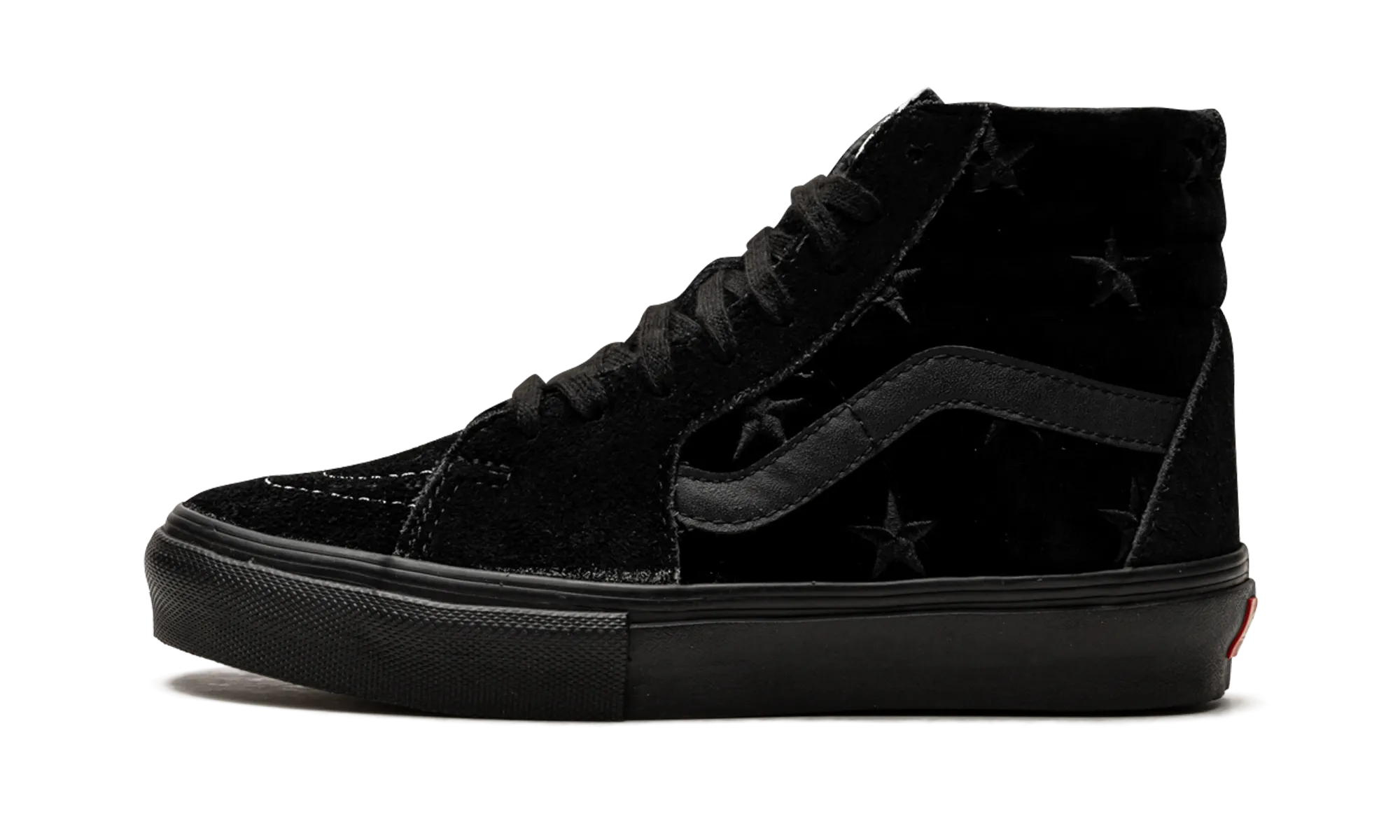 Red Hot All Rounder Sk8-Hi Supreme "Velvet Pack Black"