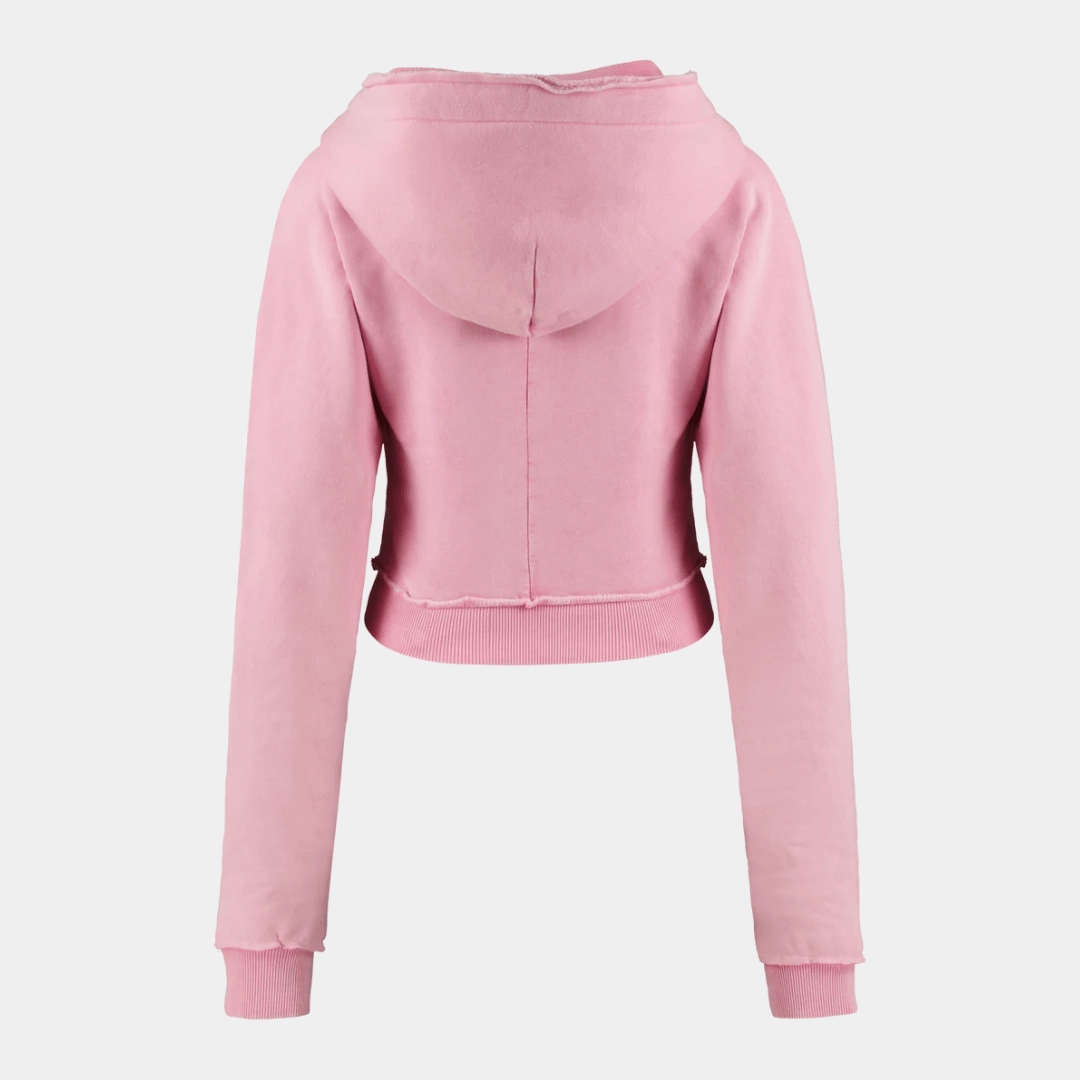 Refined performance Trapstar Women's Irongate Cropped Batwing Hoodie - Washed Pink