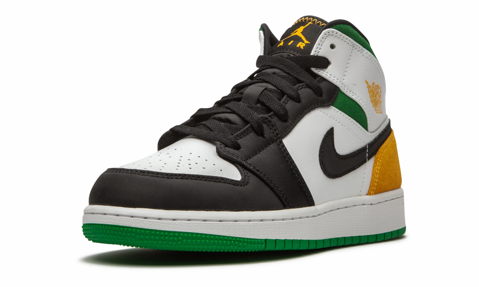 Air Jordan 1 Mid SE GS "Laser Orange / Lucky Green" Fresh Walks Iconic Style