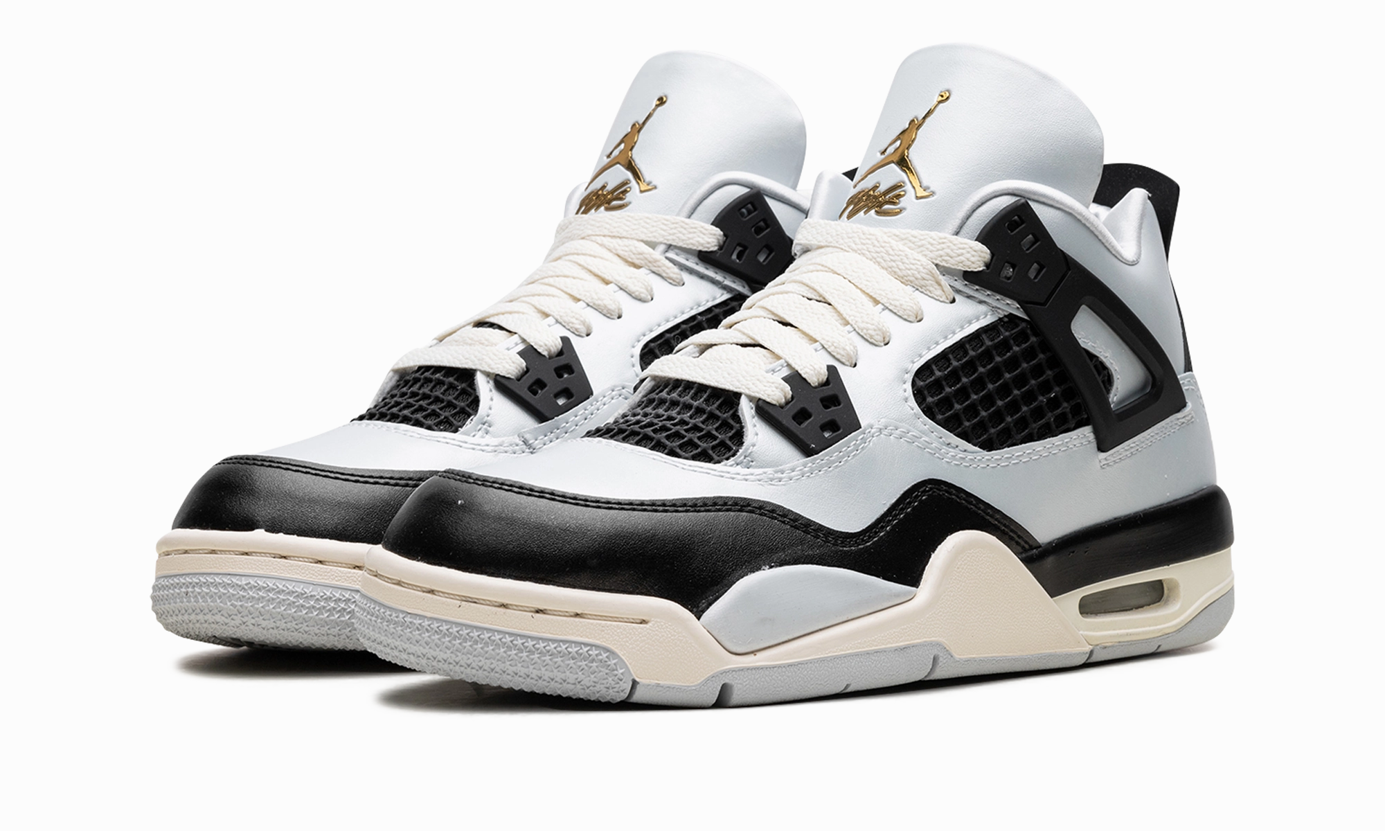 Stretch Fabric Air Jordan 4 GS "Pure Platinum"