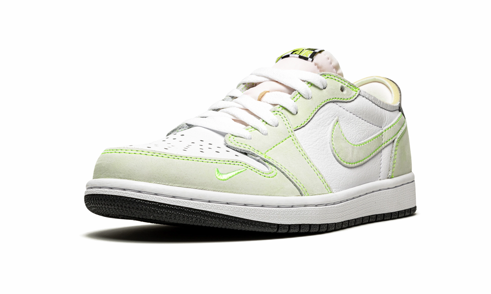 Air Jordan 1 Low OG "Ghost Green" Durable flexibility