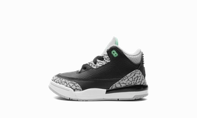 Air Jordan 3 TD "Green Glow" Versatile Design Unique grip