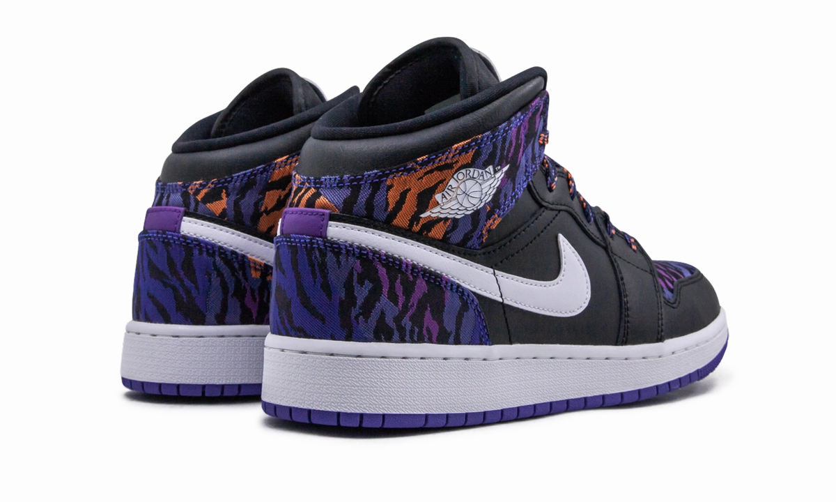 quick dry Air Jordan 1 Mid SE GS "Tiger Stripe"