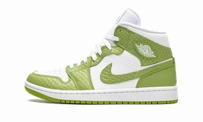 Stable Footing AIR JORDAN 1 MID SE WMNS "Green Python"