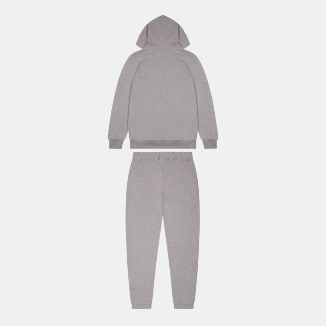 Trapstar London Shooters Hooded Tracksuit - Grey / White Soft cushion