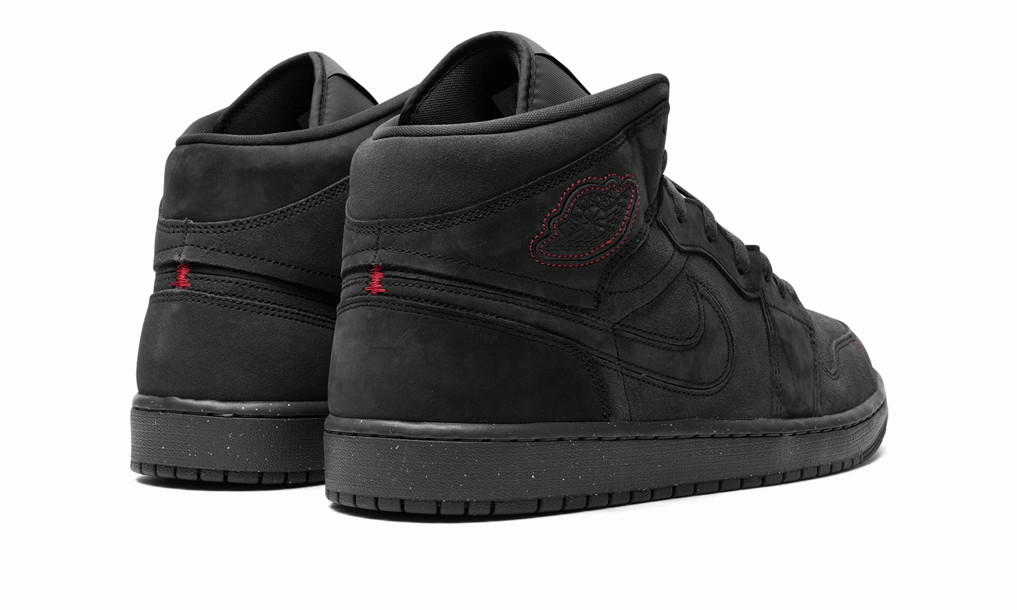Air Jordan 1 Mid SE Craft "Dark Smoke Red" Trail Performance Easy Go
