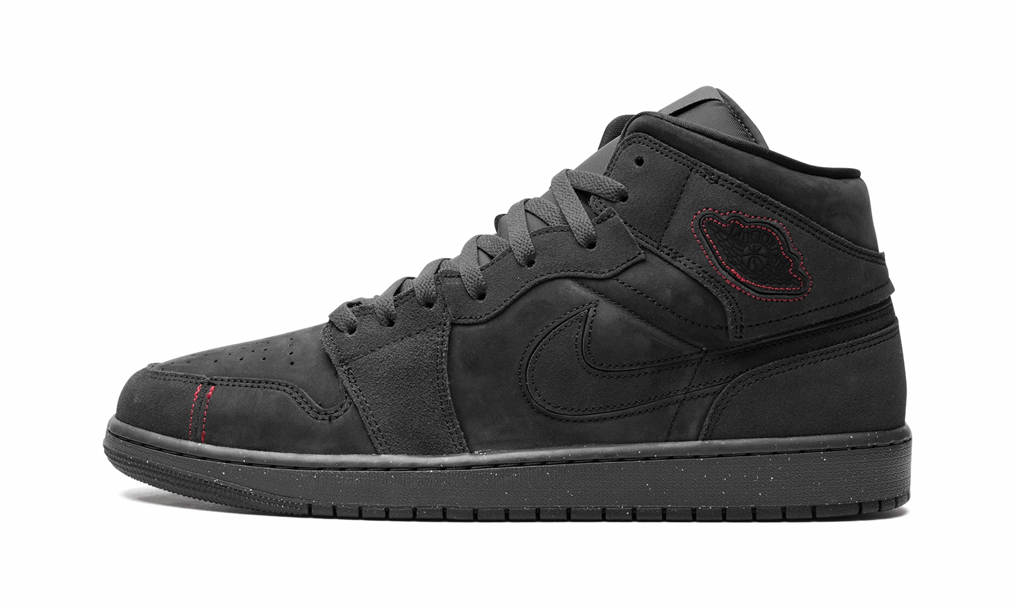 Fitness Footwear Air Jordan 1 Mid SE Craft "Dark Smoke Red"