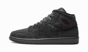 Fitness Footwear Air Jordan 1 Mid SE Craft "Dark Smoke Red"