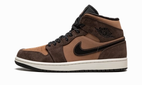 Air Jordan 1 Mid SE "Earth Tone" Flexible Wear Fresh materials