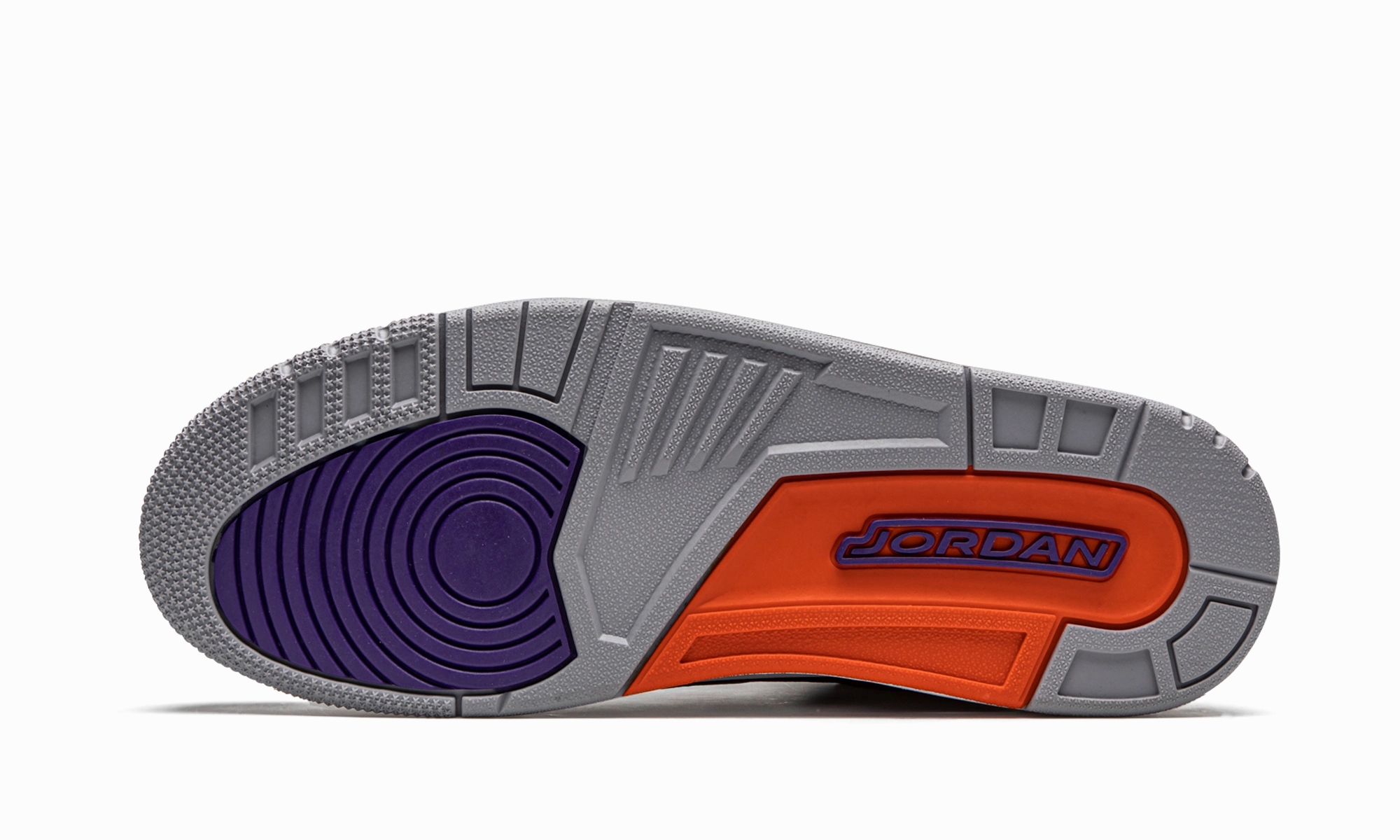 Reflective elements Unbeatable Traction Air Jordan 3 Retro "Court Purple"