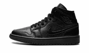 Motion Friendly Performance Sole AIR JORDAN 1 MID WMNS "Black Snakeskin"
