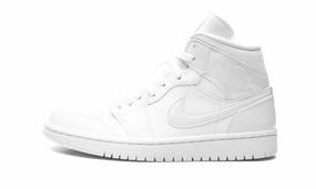 Neutral Walk AIR JORDAN 1 MID WMNS "Triple White"