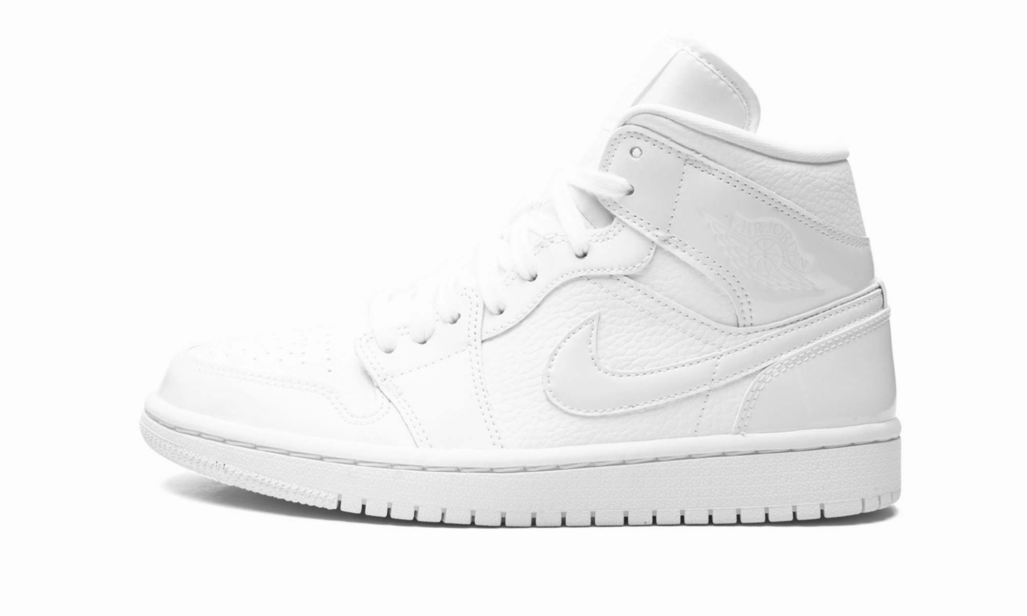 Neutral Walk AIR JORDAN 1 MID WMNS "Triple White"