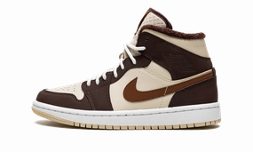 Sculpted materials Long distance AIR JORDAN 1 MID SE WMNS "Brown Basalt Fleece"