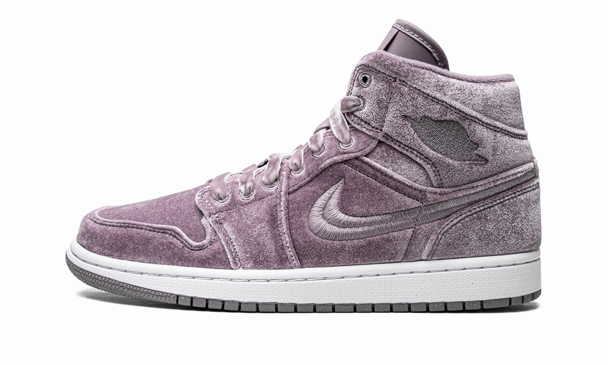Stretch knit Motion Grip AIR JORDAN 1 MID SE WMNS "Purple Velvet"