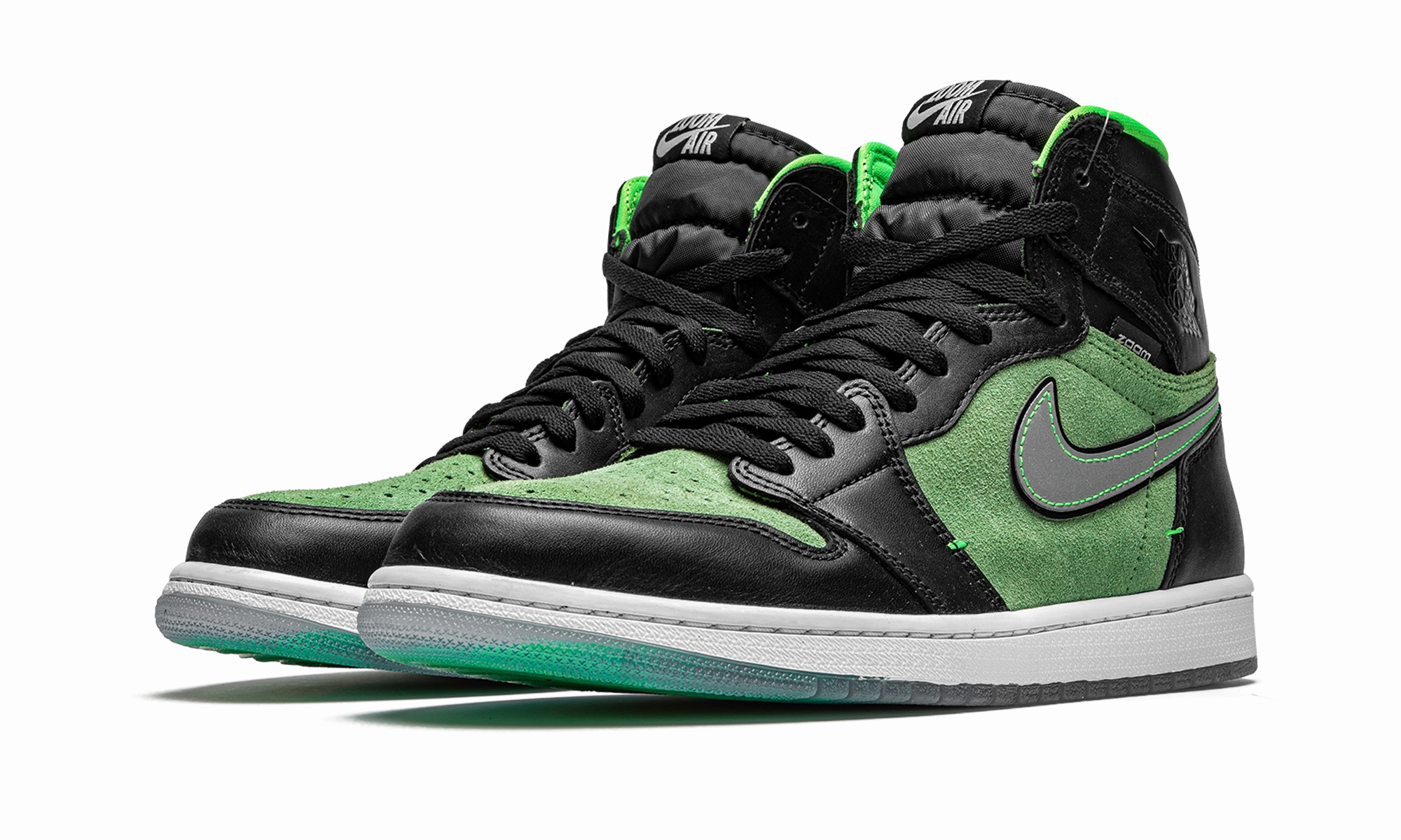Air Jordan 1 Retro High Zoom "Zen Green" Superior Traction Durable Design
