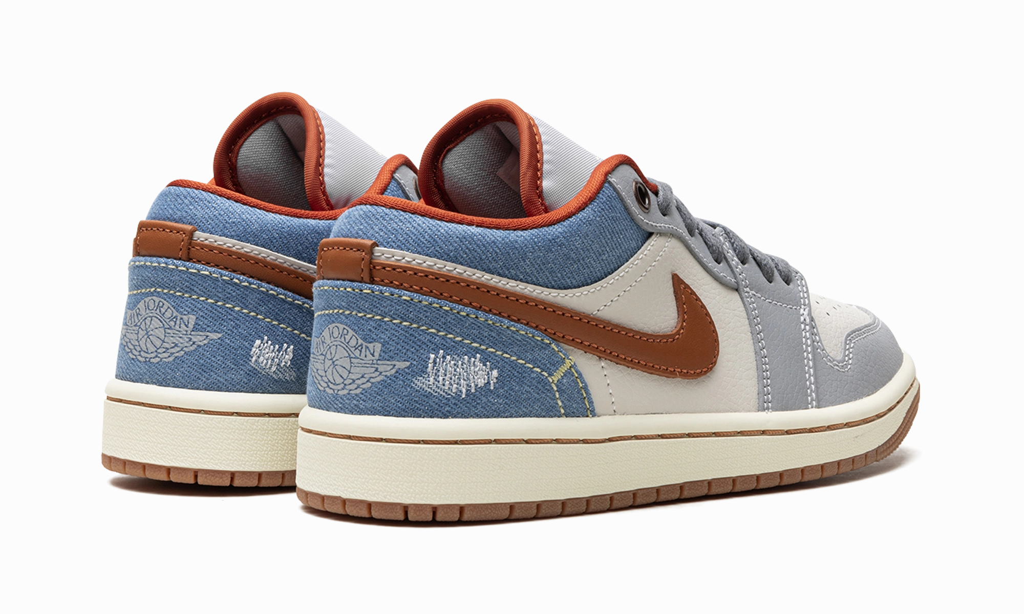 Air Jordan 1 Low WMNS "Phantom Denim" Running Trails Energy Walk
