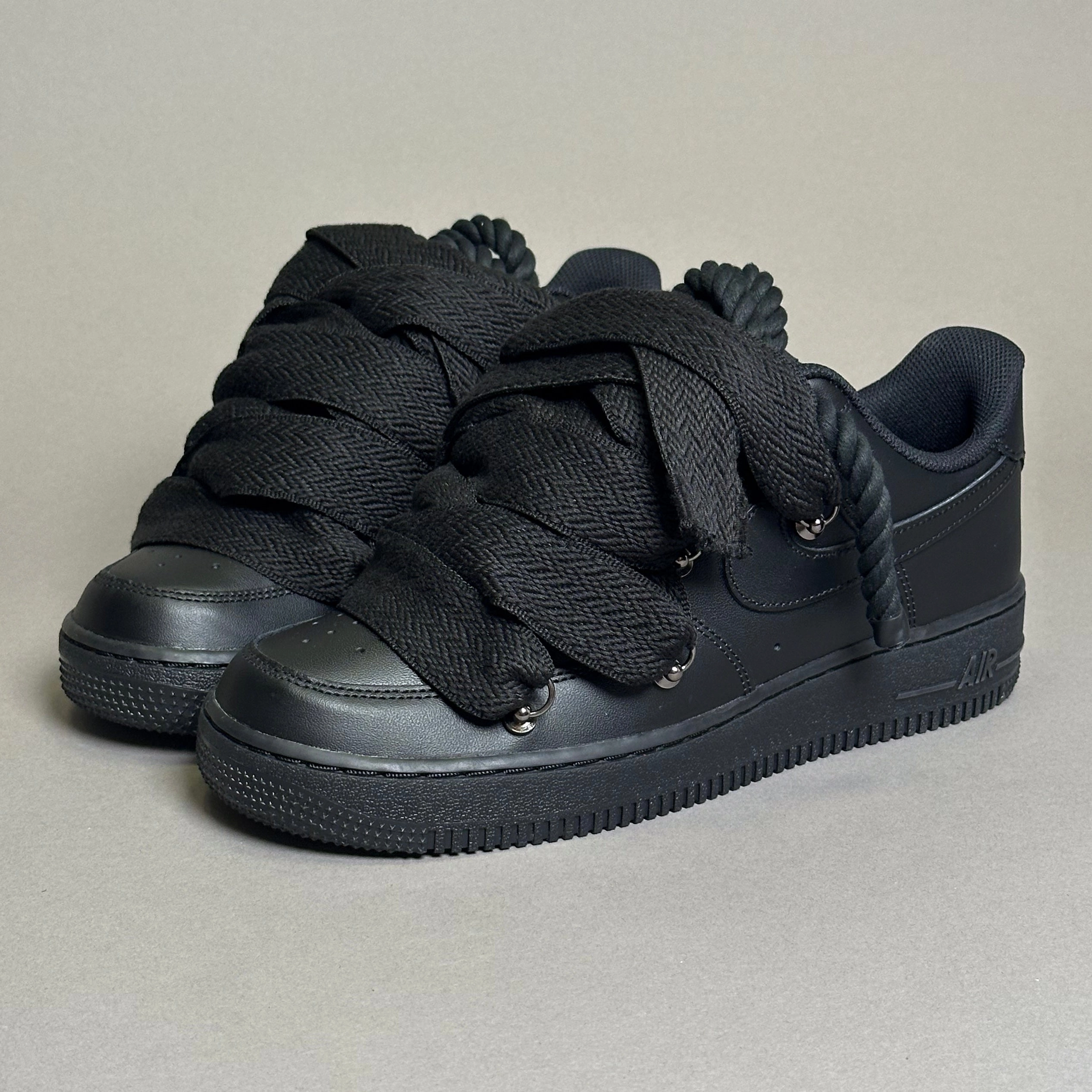 mesh - upper - material - breathability shoes Nike Air Force 1 Rope Laces Lanvin??Black