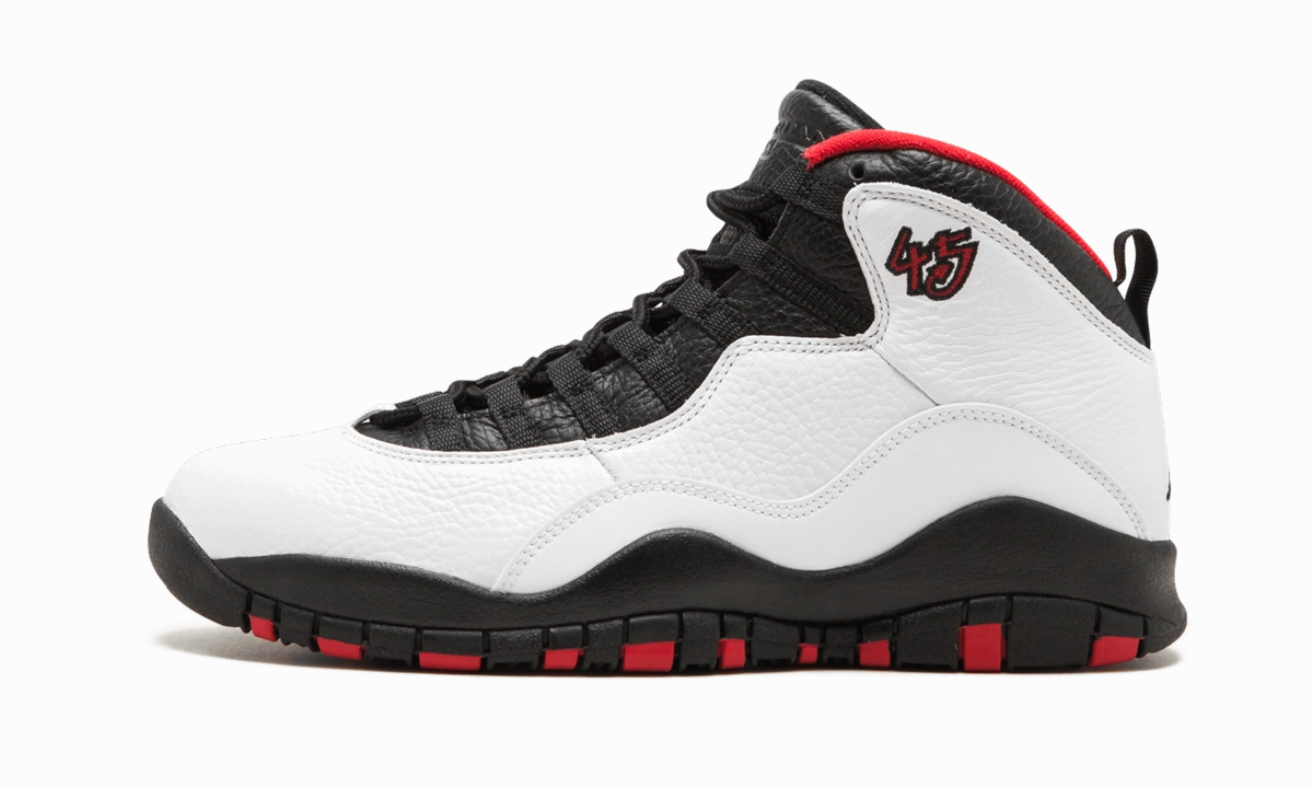 anti - blister shoe attribute outsole Air Jordan 10 Retro "Double Nickel"