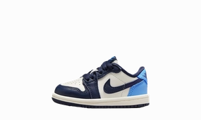 Pu Upper Air Jordan 1 Low TD "Obsidian"